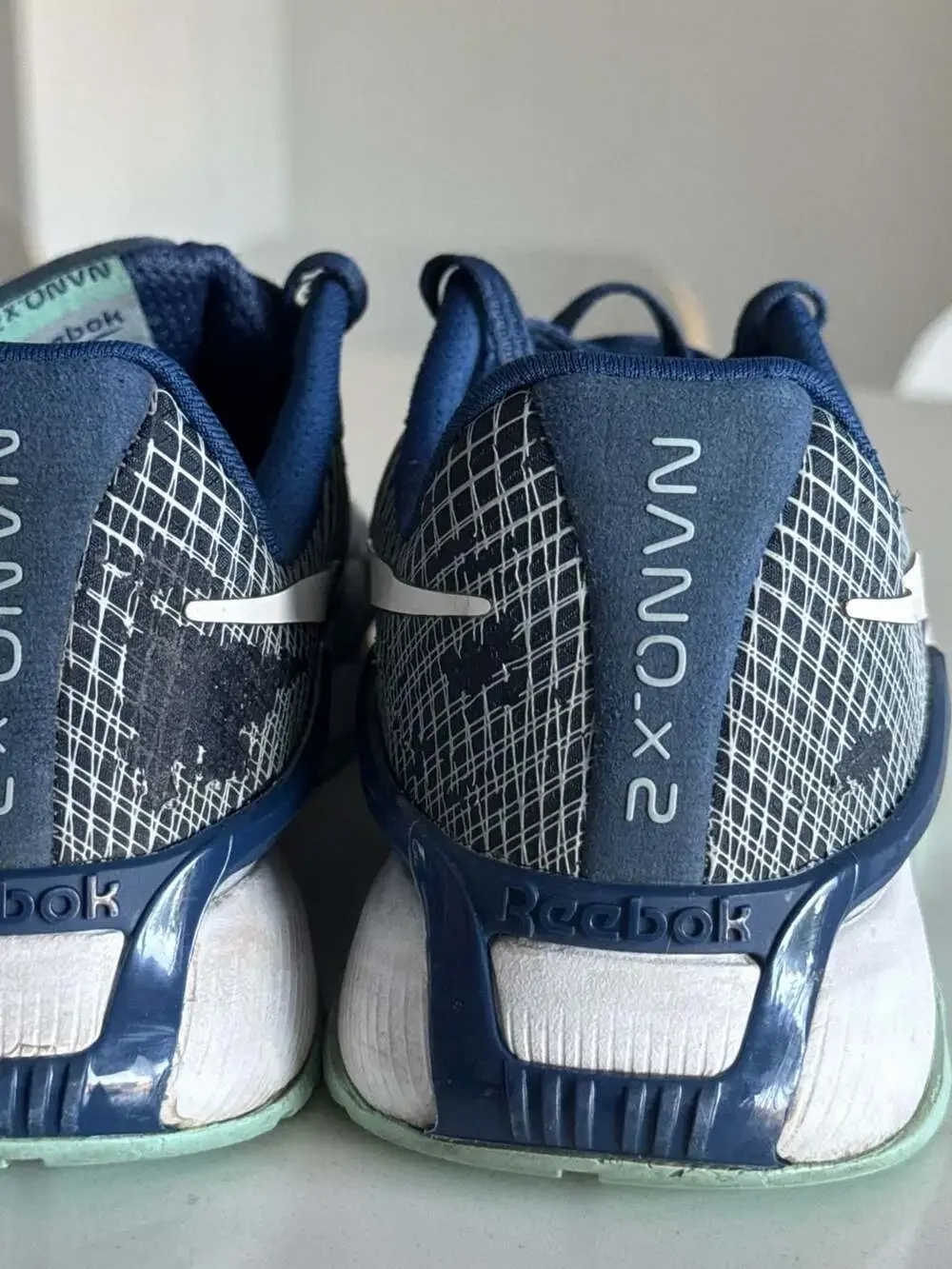 Reebok Nano X2 Women's Training Shoes Size 8.5 Blue/Grey